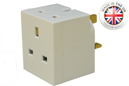 GSM double plug adapter listening device