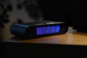 spy alarm clock