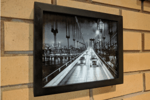 Photo frame camera surveillance