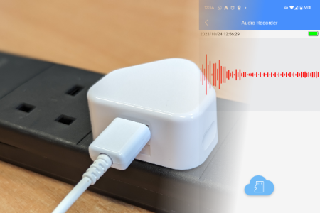 Wifi listening charger plug