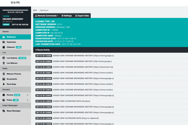 pc spy software for windows 10